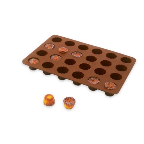Flexi' Plaque silicone 24 mini-canelés Mathon Flexi' Plaque silicone 24 mini-canelés Mathon