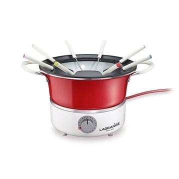 Fondue Festiv' rouge 8 personnes 1,2 L Lagrange