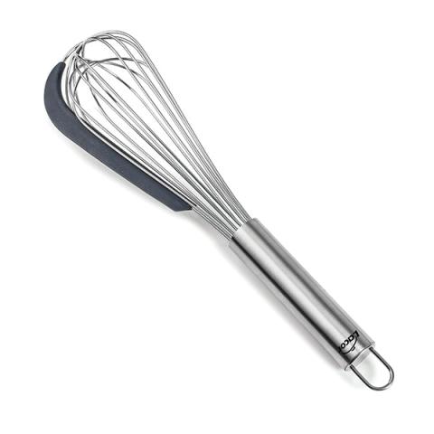 Fouet avec grattoir silicone 2 en 1 Lacor