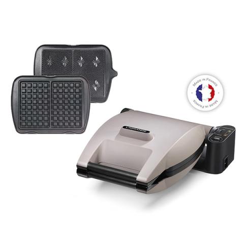 Gaufrier électrique 2 plaques Premium Gaufres® gris minéral 1200 W Lagrange Gaufrier électrique 2 plaques Premium Gaufres® gris minéral 1200 W Lagrange