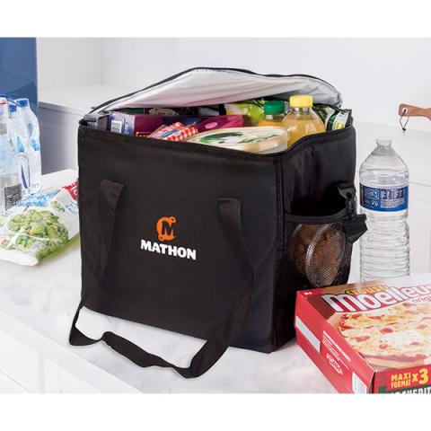 Glacière souple isotherme 3 anses 50 L coloris noir Mathon Glacière souple isotherme 3 anses 50 L coloris noir Mathon