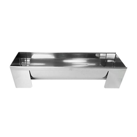 Gouttière à bûche démontable inox 30 cm Patisse