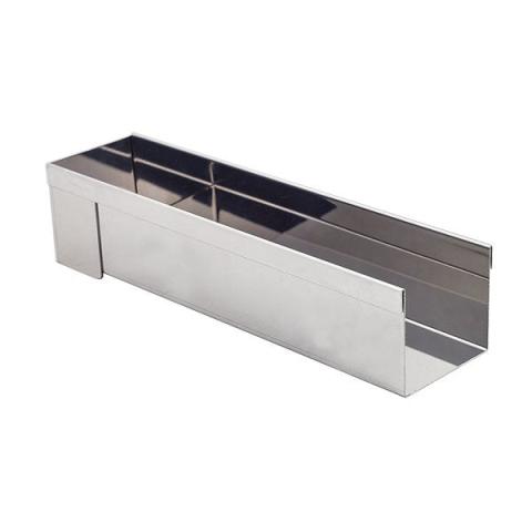 Gouttière démontable en inox 30 x 8 cm De Buyer