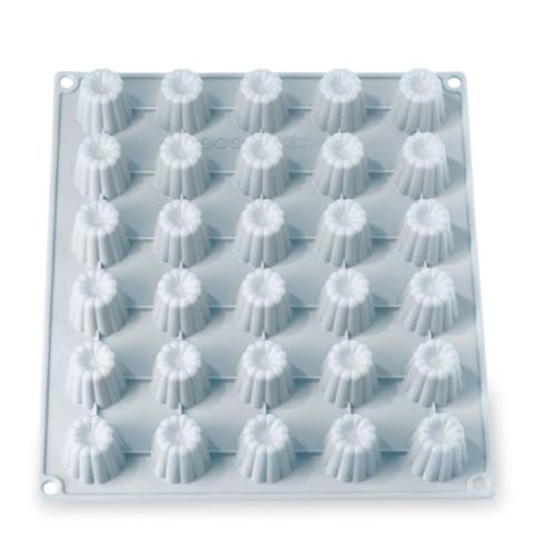 Grande Flexi'Plaque silicone 30 mini-canelés Mathon Grande Flexi'Plaque silicone 30 mini-canelés Mathon