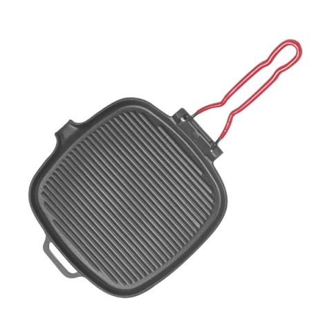 Grill carré manche amovible 27,5 cm Invicta