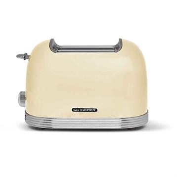 Grille-pain 2 fentes 815 W SCT02CR crème Schneider