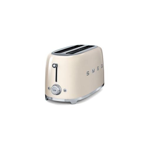 Grille-pain 4 tranches crème 1500 W TSF02CREU Smeg