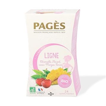 Infusion ligne mangue cerise 24 sachets Pagès Infusion ligne mangue cerise 24 sachets Pagès