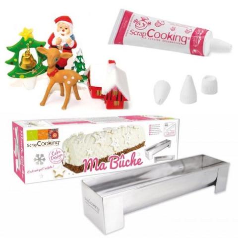 Kit bûche de Noël enchantée Scrapcooking