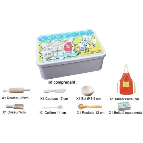 Kit pâtisserie 8 pièces pour enfants Roger Orfèvre Kit pâtisserie 8 pièces pour enfants Roger Orfèvre