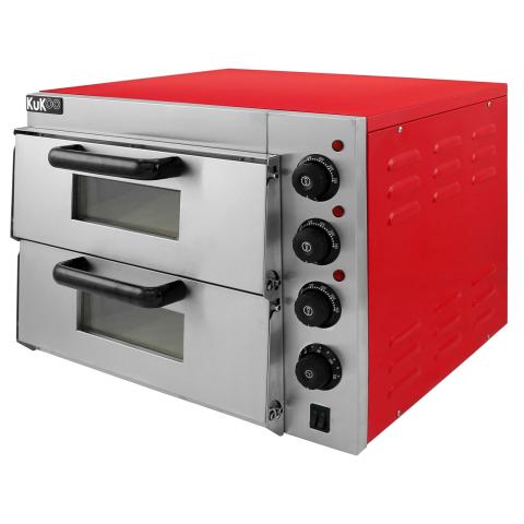 KuKoo Four Electrique de Pizza 40cm à Double Pont Kukoo