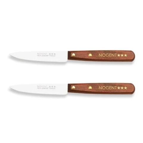 Lot de 2 couteaux d'office en bois 9 cm Nogent