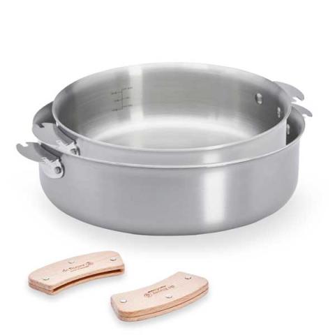 Lot 2 sauteuses Alchimy Loqy 24 et 28 cm et poignée amovible De Buyer Lot 2 sauteuses Alchimy Loqy 24 et 28 cm et poignée amovible De Buyer