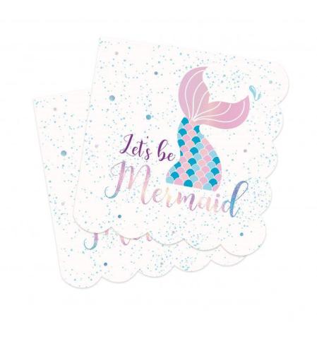 Lot de 20 serviettes - Sirène Scrapcooking Lot de 20 serviettes - Sirène Scrapcooking