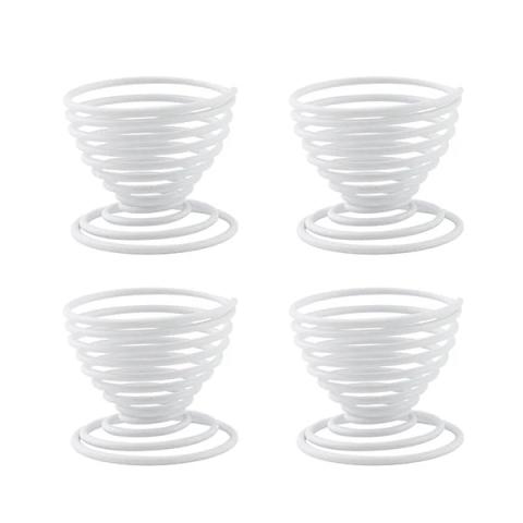 Lot de 4 coquetiers Wire blanc Point Virgule