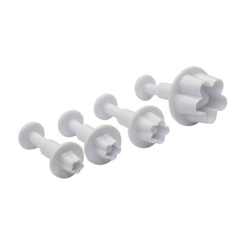 Lot de 4 emporte-pièces fleur pour pâte à sucre Emporte-pièces Zenker