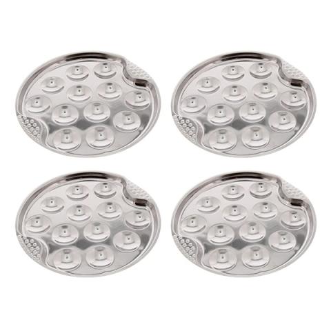 Lot de 4 plats à escargots 12 alvéoles Pradel Excellence