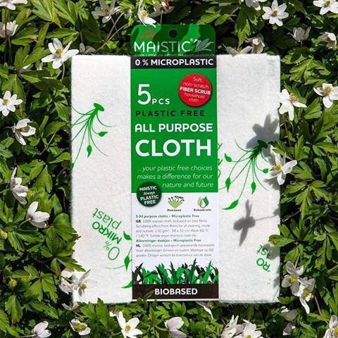 Lot de 5 carréponges biodégradables en cellulose de bois - Lot de 5 Astuceo Lot de 5 carréponges biodégradables en cellulose de bois - Lot de 5 Astuceo