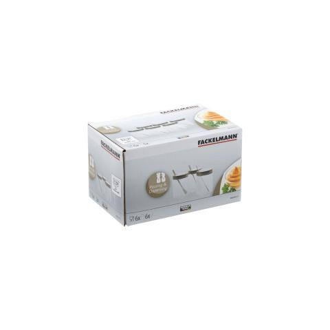 Lot de 6 pots à moutarde avec cuillère Fackelmann Fackelmann Lot de 6 pots à moutarde avec cuillère Fackelmann Fackelmann
