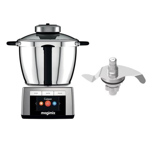Lot Cook expert chrome mat et accessoire pétrin Magimix Lot Cook expert chrome mat et accessoire pétrin Magimix