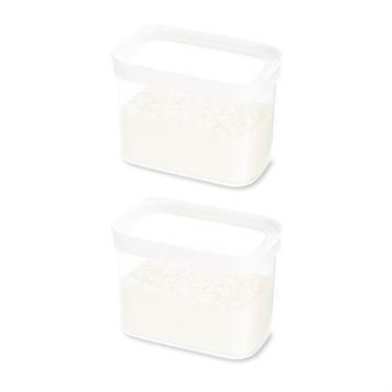 Lot de deux boites de conservation rectangulaire Optima 1 L Emsa