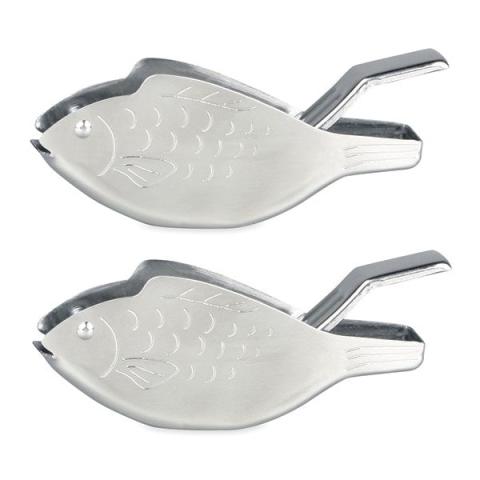 Lot de deux presses tranche de citron poisson
