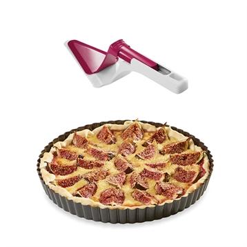 Lot moule à tarte revêtu 24,5 cm et pelle à tarte avec poussoir Lot moule à tarte revêtu 24,5 cm et pelle à tarte avec poussoir