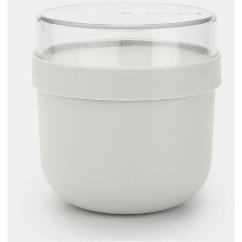 Make & take contenant rond pour le petit déjeuner 0 5L gris clair