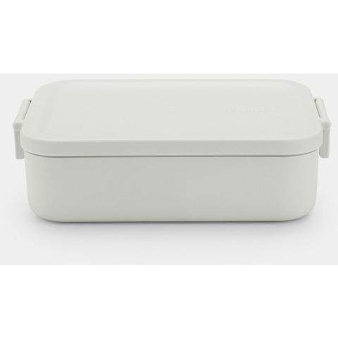 Make&take porte-repas lunch box m gris clair