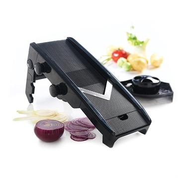 Mandoline lame V multi-râpes noir Mastrad Mandoline lame V multi-râpes noir Mastrad