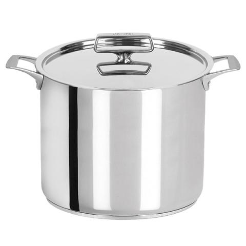 Marmite tout inox et couvercle Castel'Pro 24 cm Cristel