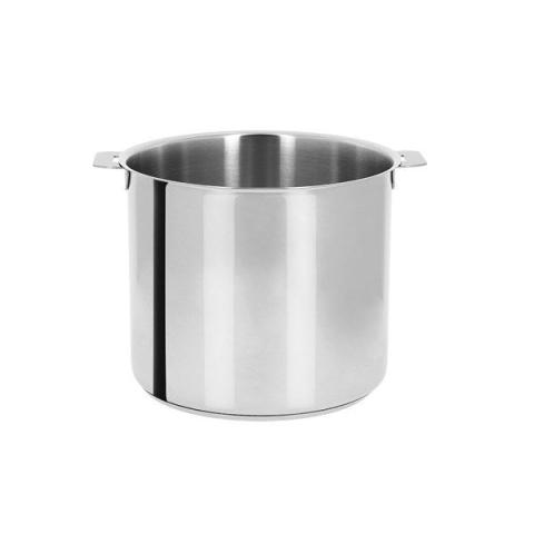 Marmite Mutine inox sans couvercle 24 cm 9,54 L Cristel Marmite Mutine inox sans couvercle 24 cm 9,54 L Cristel