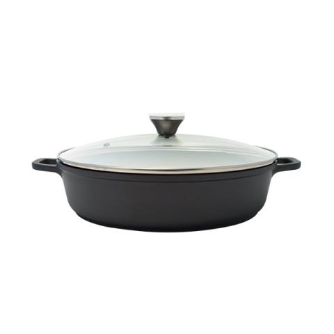 Mijoteuse basse 32 cm avec Couvercle Baumalu