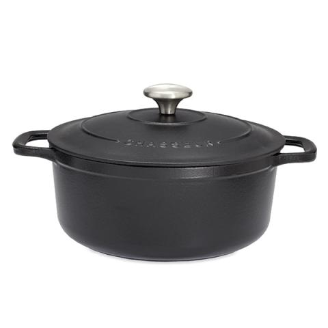 Mini cocotte sublime fonte rond 0,6 L 12 cm noir Chasseur