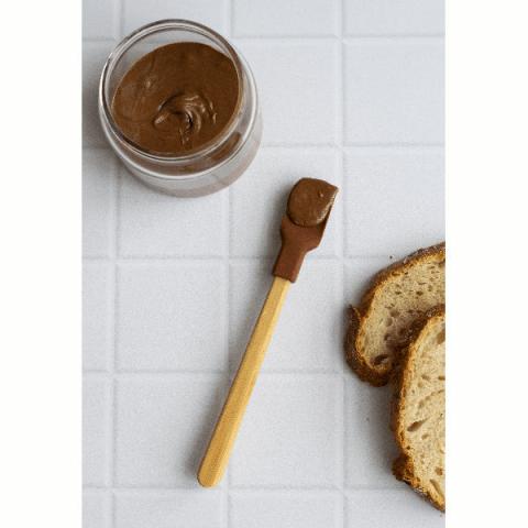 Mini spatule en silicone et bambou Pebbly