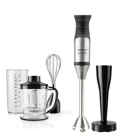 Mixeur plongeant acier inoxydable 1200 W 1L Taurus
