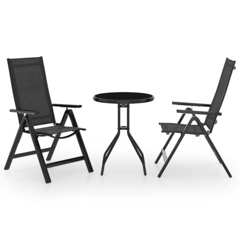Mobilier de bistro 3 pièces noir et anthracite 02_0014542