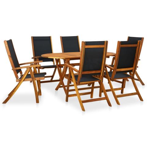 Mobilier à dîner d'extérieur 7 pièces en bois d'acacia solide 02_0014676