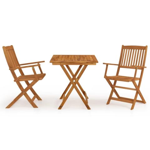 Mobilier à dîner de jardin pliable 3 pièces bois d'acacia solide 02_0014921