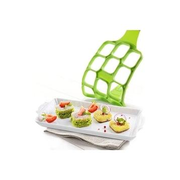 Moule 12 blinis carrés en silicone Silikomart