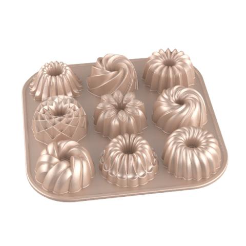 Moule 9 Mini Kouglofs Patisse Moule 9 Mini Kouglofs Patisse