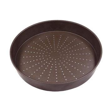 Moule à flan avec fond amovible perforé avec revêtement antiadhérent 27 cm Gobel Moule à flan avec fond amovible perforé avec revêtement antiadhérent 27 cm Gobel