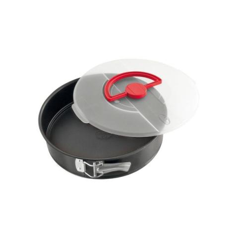 Moule à manqué à charnière 26 cm avec couvercle de transport Dr, Oetker Bake and Go Dr. Oetker