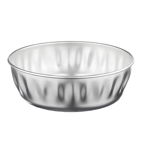 Moule à manqué inox bord haut 28 cm Steel Pan