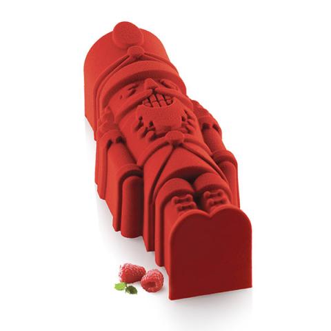 Moule silicone Nutcracker bûche Silikomart
