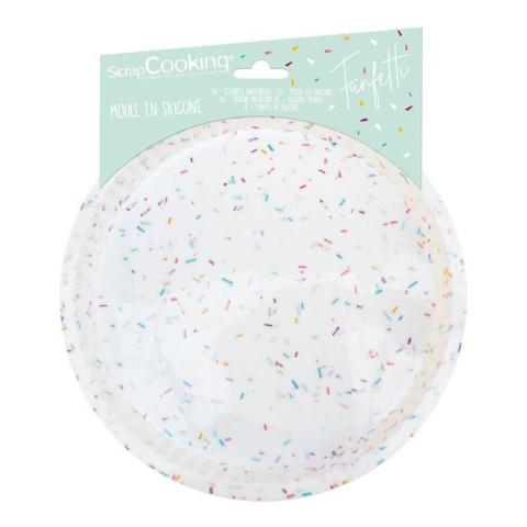 Moule silicone Tarte - Funfetti - 22 cm Scrapcooking