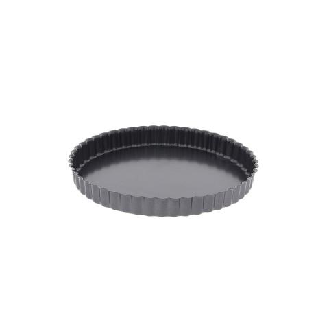 Moule à tarte 20 cm en acier antiadhésif fond fixe De Buyer Moule à tarte 20 cm en acier antiadhésif fond fixe De Buyer