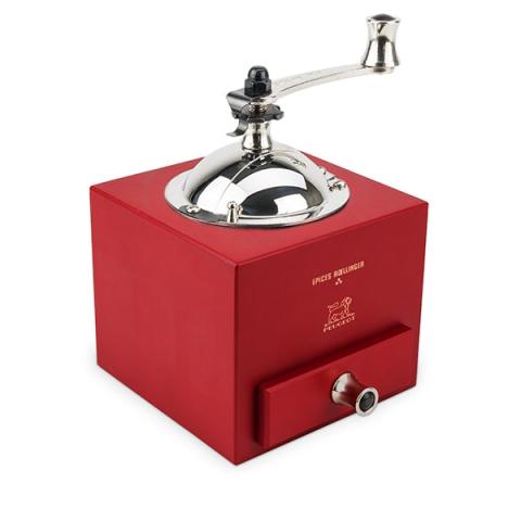 Moulin manuel à poivre hêtre Roellinger rouge piment Peugeot
