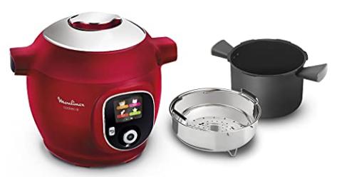 Moulinex Cookéo Multicuiseur Intelligent 180 Recettes Préprogrammées Jusqu'ࠠ 6 Personnes 6 Modes deCuisson guidePas à Pas Facile et Rapide 1600W Rouge , 6L Moulinex Cookéo Multicuiseur Intelligent 180 Recettes Préprogrammées Jusqu'ࠠ 6 Personnes 6 Modes deCuisson guidePas à Pas Facile et Rapide 1600W Rouge , 6L