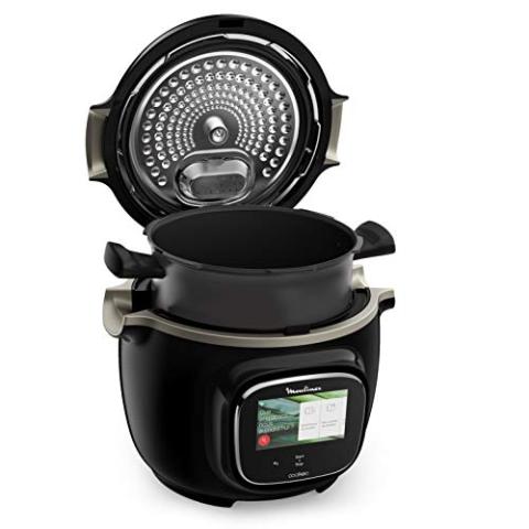 Moulinex Cookéo Touch Wifi - CE902800 - Multicuiseur Intelligent, Haute Pression, Connecté, Écran Tactile, 250 Recettes, 13 Modes de Cuisson, Application Dédiée, Cuve 6L, Guide interactif - 1600W Moulinex Cookéo Touch Wifi - CE902800 - Multicuiseur Intelligent, Haute Pression, Connecté, Écran Tactile, 250 Recettes, 13 Modes de Cuisson, Application Dédiée, Cuve 6L, Guide interactif - 1600W